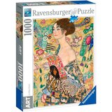 Ravensburger Puzzle (slagalice) - Klimt: Dama sa lepezom Cene