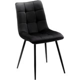 Bessagi Home stol suri, črna, žamet | Shoptok.si