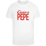 Mister Tee Men's T-shirt Cacio Pepe white