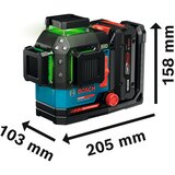 Bosch EXLL18V-120-33CG (1 x exba 18V-40, gal 18V-40, DK20, ciljna ploča, l-boxx) laser za linije expert 0601065B00 | Eponuda.com