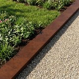 Profil za rubove vrta 2 kom. 100 x 20 x 5 cm Otporni čelik Rđa Cijene