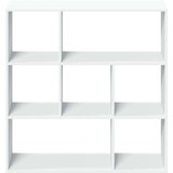 vidaXL Sobna pregrada / regal za knjige bijeli 102x29x103,5 cm drveni | shoptok.hr
