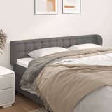  Uzglavlje s ušima sivo 163x23x78/88 cm od umjetne kože | shoptok.hr