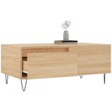  Stolić za kavu boja hrasta 90x50x36,5 cm konstruirano drvo | shoptok.hr