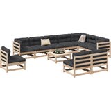  11-dijelna set vrtnih sofa od masivne borovine | Eponuda.com