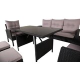 Venture Home Knock vrtna lounge garnitura, crna | shoptok.hr
