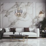  Luster na lancu DONNA 12xE14/40W/230V, prečnik 55 cm, mat hrom | Eponuda.com
