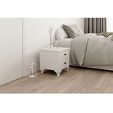 Hanah home Noćni ormarić Rb-058, 45x45x40 cm, Bijela | Eponuda.ba