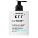 REF Colour Boost Masque nežna hranilna maska brez permanentnih barvnih pigmentov VIVID TURQUOISE 200 ml Cene