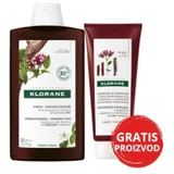 Klorane Kinin šampon 400ml + Kinin balzam 200ml GRATIS