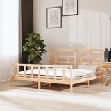 The Living Store Posteljni okvir iz trdne borovine 180x200 cm - Posteljni Okvir, (21529946) | Shoptok.si
