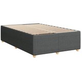  Krevet s oprugama i madracem tamnosivi 120 x 200 cm od tkanine | shoptok.hr