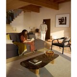 Kave Home Crna drvena/bez podstave fotelja Derile &amp;ndash; Slike