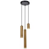 Candellux Lighting Visilica s metalnim sjenilom u crnoj i zlatnoj boji Tubo - Cijene