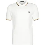 Polo majice kratki rokavi TWIN TIPPED SHIRT Bela