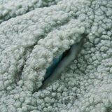  Dječja jakna s kapuljačom od mekanog umjetnog krzna boja mente 104 | shoptok.hr