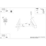  Stenska svetilka PINNE 118 bela, (21347248) | Shoptok.si
