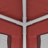  za zabave s 4 mrežasta bočna zida crveni 2 x 2 m HDPE | Eponuda.com