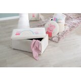 Peppa Pig dječja klupica s prostorom za pohranu Beige Velvet | shoptok.hr