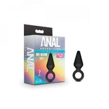 Anal Adventures Silikonski analni čep , velikost S, črn Cene
