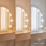  Okruglo toaletno ogledalo s LED rasvjetom Hollywood Gloette InnovaGoods 9 Žarulje | shoptok.hr