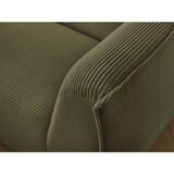 Bobochic Paris Zelena sedežna garnitura iz rebrastega žameta 242 cm Giorgia – | Shoptok.si