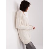 RUE PARIS Sweater-TO-SW-1810.26P-light beige | Shoptok.si