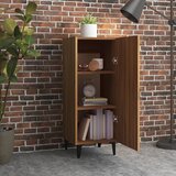  Komoda boja smeđeg hrasta 34,5x34x90 cm konstruirano drvo | shoptok.hr