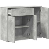  Komoda siva boja betona 88 x 30 x 70 cm od konstruiranog drva | shoptok.hr