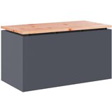  Vrtna klupa Antracit 80 x 40 x 43 cm Čelik | shoptok.hr