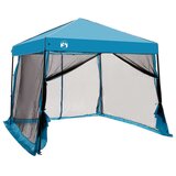  Set Kamp Šatora s krovom s pohranom 2 pcs Plava Tafta i Tkanina | shoptok.hr