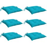  Jastuci za stolice 6 kom tirkizni 50x50x7 cm od tkanine Oxford | shoptok.hr