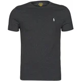 Polo Ralph Lauren Majice s kratkimi rokavi T-SHIRT AJUSTE COL ROND EN COTON LOGO PONY PLAYER Črna