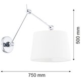  Argon 3545 - Zidno svetlo ZAKYNTOS 1xE27/60W | Eponuda.com