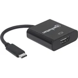 151788 USB/HDMI adapter [1x USB 3.2 gen. 2 vtiča B (USB 3.1) - 1x ženski konektor HDMI] črna barvno kodirani, prilagodljiv, zaščita iz folij, (20427542)