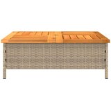  Vrtni stol bež 70 x 70 x 25 cm od ratana i bagremovog drva | Eponuda.ba