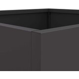 vidaXL Sadilica crna 32 x 30 x 29 cm od hladno valjanog čelika | shoptok.hr