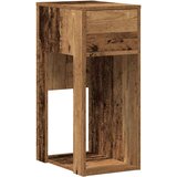 vidaXL Računalniški stolp s predalom starinski les 30x44x74 cm, (21814651) Cene
