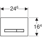 Geberit Tipka Sigma 50 bela/hrom 115.788.11.2 | ePonuda.com