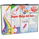  Umjetnički set u kovčegu - 168 komada - Mega umjetnički set | shoptok.hr