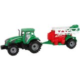Green Farm Tractor with Red and Sprayer Fricative Drive | shoptok.hr