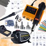 Rosfix SET SPAJKALNA POSTAJA OH660 + SPENJAČ ZA PLASTIKO RSC100W – 660W, 1200 SPONK, 3X MREŽA | LED, 230V, (5000075816) | Shoptok.si