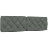 vidaXL Vzglavna stranica temno siva 180 cm blago Cene