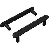 Drška za ormar 2 pcs Crna 121 x 16.6 x 28.3 mm Željezo | shoptok.hr
