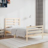 Furnova Posteljni okvir iz trdnega lesa 100x200 cm, (21938776) Cene