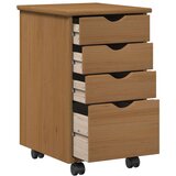  Gležnji kabinet s kolesom MOSS Medeno Rjava 34 x 39 x 56 cm, (5000232342) | Shoptok.si