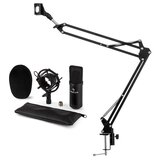 Auna CM001B , MIKROFON SET V3, KONDENZATORSKI MIKROFON, NOSAČ MIKROFONA, CRNA BOJA Cijene