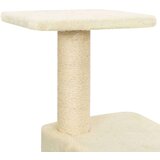 vidaXL Mačje drevo s praskalniki iz sisala krem 119 cm | Shoptok.si