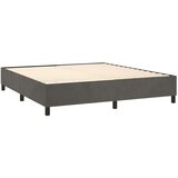  Box spring s madracem LED tamnosivi 160x200 cm baršun | shoptok.hr