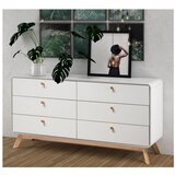 Støraa Bijela niska komoda 150x74 cm Caitlin – | shoptok.hr